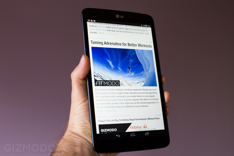 Illustration for article titled LG G Pad 8.3 Google Play Edition Review: Android's iPad Mini